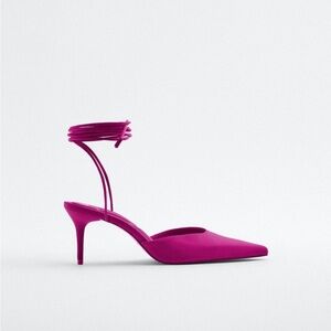 Zara wrap heels